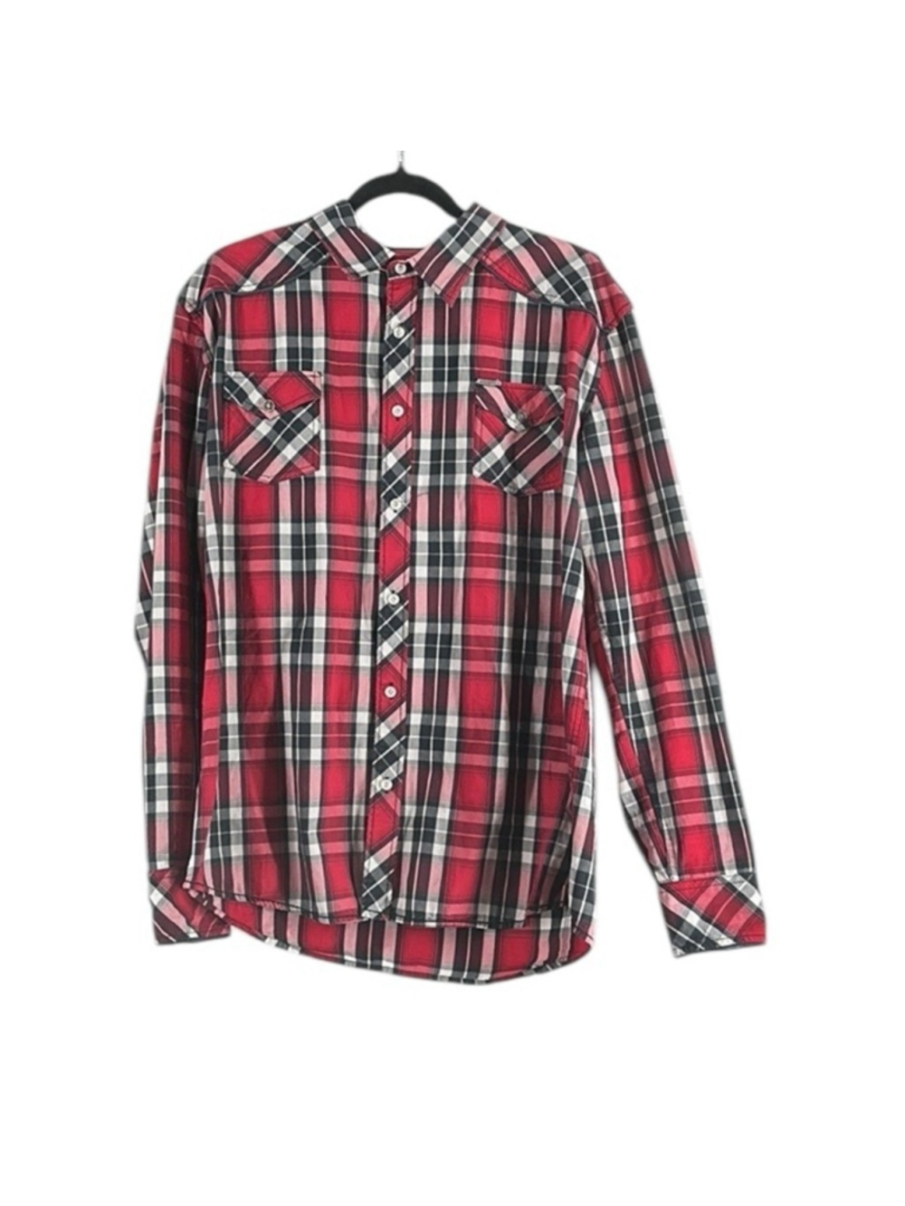 Diesel Multicolor Checked Print Long Sleeve Regular Fit Button Up Shirt Size XXL